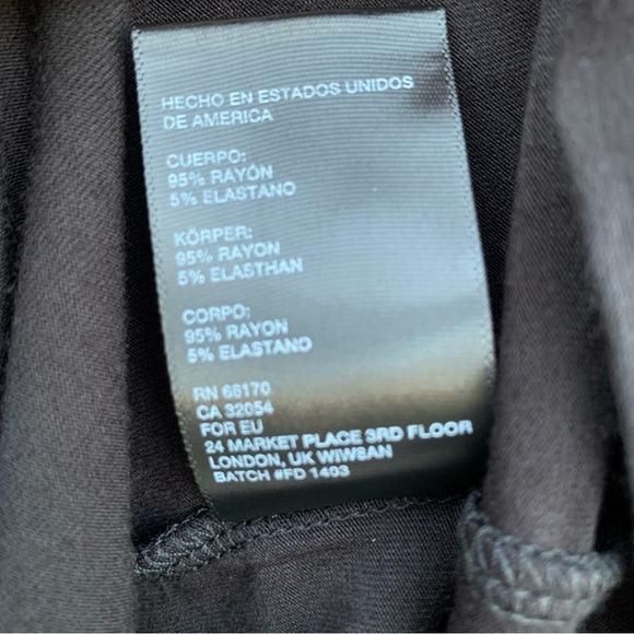 Fraiche by J Open Back Criss Cross Maxi Dress Long Sleeve Size Small | Black - Picture 12 of 13